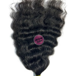 Arrow Exim 100% Cuticle Aligned Keratin K-Tip 12A Grade Indian Hair Young Donor Natural Curly Remy Virgin Hair Extension - Product Image 2