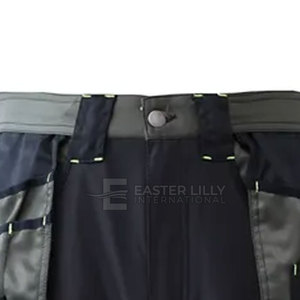 Pantalones de trabajo para hombre de marca privada en venta, pantalones de trabajo de color liso para hombre, pantalones de trabajo con múltiples bolsillos - Product Image 5
