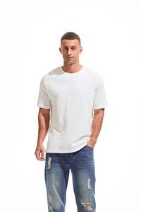 T-shirts homme col rond, 100% coton mélangé, été, ultra-doux, coupe athlétique, manches courtes, uni, décontracté, pour la gym et la course à pied - Product Image 4
