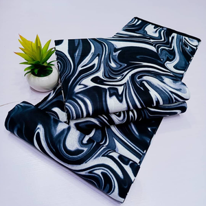 Tissu moderne en mélange coton-viscose imprimé wax africain Gaborone pour vêtements élégants pour femmes - Product Image 2