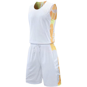 ชุดกางเกงบาสเก็ตบอลแบบกลับด้านได้พร้อมปักโลโก้ทีม ชื่อ หมายเลข และลายปักแบบ Sublimation 100% - Product Image 4