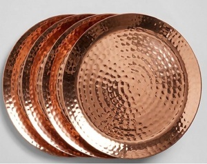 Durable Metal Charger <b>Plate</b> Suitable For Wedding Banquet Restaurant Catering <b>Decorative</b> Dining Table Display - Product Image 1