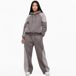 Survêtement tendance surdimensionné personnalisé en tissu 100% coton pour le sport ou les occasions décontractées, design entièrement personnalisé, unisexe - Product Image 4