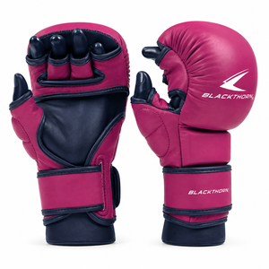 ถุงมือ MMA หนัง ครึ่งนิ้ว ปิดด้วยเวลโคร สำหรับฝึกศิลปะการต่อสู้ ผู้ใหญ่ - Product Image 6