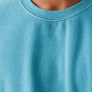 Prix de gros usine Vêtements pour hommes Sweat-shirts effet délavé faible MOQ Meilleur prix Sweat-shirt léger pour hommes - Product Image 6