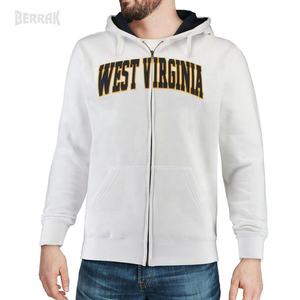 Sudadera con capucha de sarga y cremallera completa, con Logo de la marca Colosseum Arca, de norte, de color negro - Product Image 4