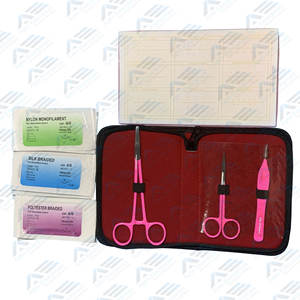 ชุดเย็บแผลสำหรับฝึกหัดผ่าตัดอุปกรณ์การเรียนการสอนทางการแพทย์สำหรับนักเรียนชุดฝึกเย็บแผลกายวิภาคศาสตร์ - Product Image 1