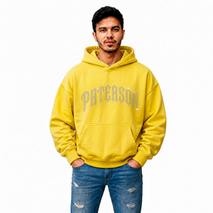 Sweat à capuche personnalisé pour homme en molleton brossé, marque privée, streetwear, fabricant de vêtements en gros pour les marques américaines, britanniques et européennes - Product Image 1
