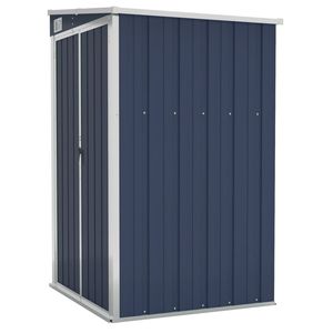 46.5 antracite "x39.4" x70.1 \ "struttura di stoccaggio in acciaio per capannone da giardino a parete - Product Image 2