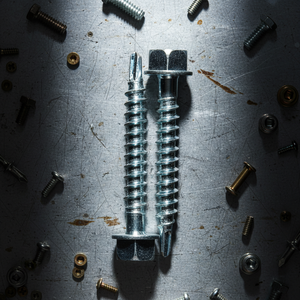 Vis autoperceuse à tête hexagonale / Vis autotaraudeuse galvanisée en acier au carbone, filetage grossier en pouces, classe 4.8 et 6.8, marque PDC - Product Image 1