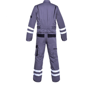 Industrial Men's Safety Polyester Hi Vis Fire Resistant Overall Jacket Trouser Durable Work Uniform Factory Weld Workwear - Product Image 6