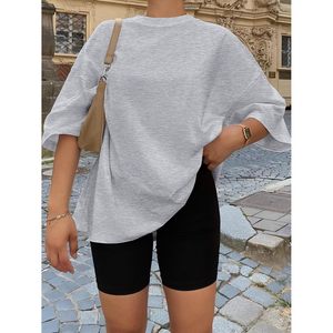 Camisetas de Verano Extra Grandes Personalizadas para Mujer, Ropa Deportiva para Gimnasio, para Vacaciones en la Playa, Colección 2025, Tallas XS XXS, Tops de Manga Corta - Product Image 1