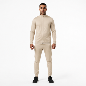 Men Sports Tracksuit Full Zip Jacket Jogger Set <b>Athletic</b> Gym Wear Custom Logo OEM ODM Wholesale Manufacturer - Product Image 1