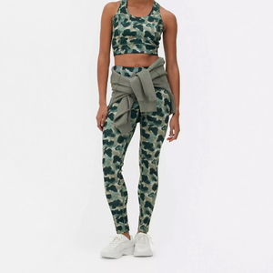 Trendy Custom <b>Yoga</b> Leggings High Waist Full Length Camouflage <b>Yoga</b> Leggings <b>With</b> <b>Pockets</b> Four-Way Stretch Women's <b>Pants</b> - Product Image 3