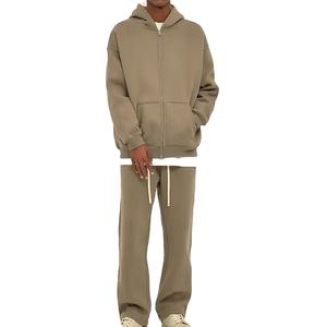 Pantalon de survêtement vintage de haute qualité à logo personnalisé ensemble de sweats à capuche streetwear 100% coton lavé à l'acide surdimensionné pour vêtements de survêtement pour hommes - Product Image 1