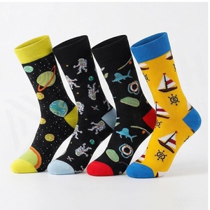 Crew <b>Socks</b> Cartoon Pattern Cotton Bamboo Fiber <b>Breathable</b> Kids Summer Casual <b>Socks</b> - Product Image 3