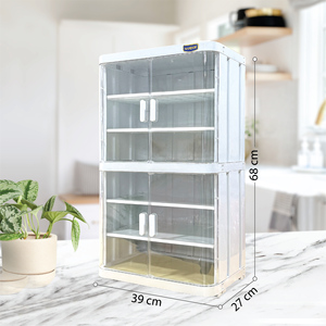 Armoire à Aliments Élégante et Mignonne avec Design à 6 Niveaux, Surfaces Anti-Rayures, Portes Incassables, Sécurisée et Stylée - Product Image 2