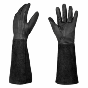 Guantes de Trabajo de Cuero Resistentes al Calor OEM, Guantes de Soldadura Ignífugos con Palma Reforzada para Uso Industrial y de Seguridad - Product Image 6