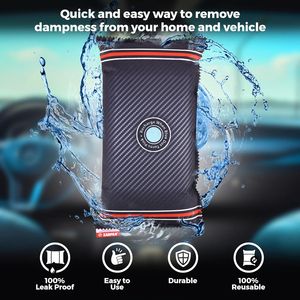 Mega Pack Car <b>Dehumidifier</b> 100% Leakproof and Reusable (2.2lbs/1kg) Absorbs Moisture and Condensation - Product Image 2