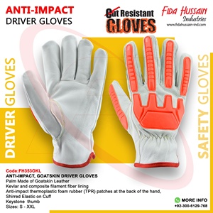 Top Quality Impact Protective Custom <b>Driver</b> <b>Gloves</b> for Daily Use 2024 Wholesale Impact <b>Driver</b> <b>Glove</b> Leather <b>Gloves</b> From Pakistan - Product Image 6
