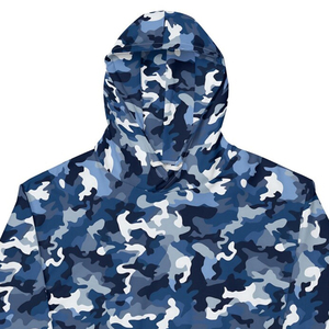 Custom Digital Printed Camo Men's Winter Polyester Cotton Blend <b>Lightweight</b> Quick Dry Breathable Men's <b>Hoodies</b> & Sweatshirts - Product Image 5