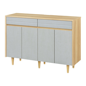 Mueble de Salón Moderno de Madera Marrón con 4 Cajones, 1 Estante y 4 Puertas Planas, Diseño Minimalista, Muebles para el Hogar - Product Image 2