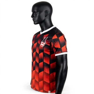 Conjunto de 3 Estilos de Camisetas de Fútbol Unisex de Secado Rápido y Transpirables para Hombre y Mujer, Camiseta Deportiva de Manga Corta para Fanáticos del Fútbol - Product Image 3