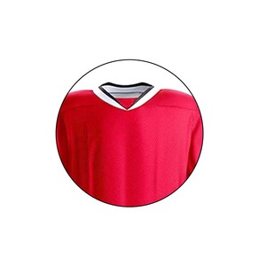 Vêtements de sport unisexes, prix de gros, uniformes de hockey sur glace personnalisés, maillot à manches longues avec shorts élastiques - Product Image 2