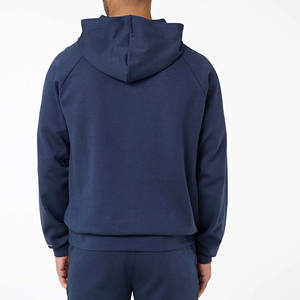 Survêtement décontracté d'hiver APEX, couleur marine, avec capuche croisée, doublure polaire, fermetures éclair à coutures dissimulées, tirette autobloquante, coupe régulière, 400g - Product Image 6