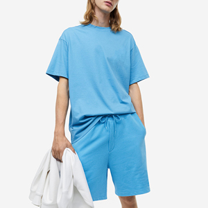 Pantalones Cortos Deportivos de Algodón Tejido de Primera Calidad, Corte Holgado, Largos por Encima de la Rodilla, para Correr y Hacer Ejercicio, Edición Premium, Gran Venta - Product Image 1