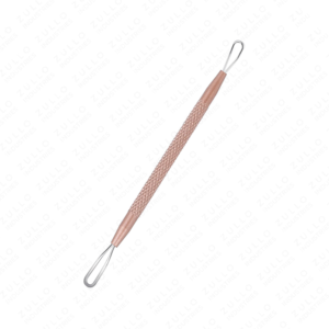 Herramienta Extractora de Puntos Negros y Espinillas de Acero Inoxidable con Logotipo Personalizado, Removedor de Imperfecciones, Herramienta para el Acné y Cuidado Facial - Product Image 3