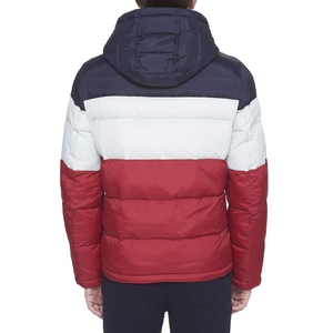 Veste d'hiver matelassée de haute qualité pour homme, grande taille, col montant, respirante, en tissu tricoté, duvet rembourré pour homme - Product Image 6