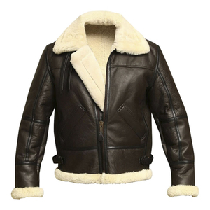 Chaqueta de Cuero de Lujo con Forro de Piel Sintética, Sensación Suave y Cálida, y Servicio de Fábrica OEM - Product Image 6
