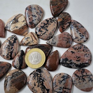 Lote al por mayor de cabujones de ágata dendrítica color miel, disponibles a un precio muy económico, utilizados para la fabricación de joyas. Piedra de ágata dendrítica color miel. - Product Image 3