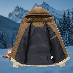 Nuevas Chaquetas Acolchadas de Invierno para Hombre, Abrigos Casuales Gruesos de Forro Polar Cálido, Ropa de Abrigo Masculina - Product Image 2