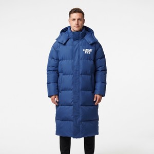 <b>Men</b> <b>Long</b> Hooded Puffer <b>Coat</b> Winter Jacket Windproof Warm Padded Winter Outerwear Wholesale Manufacturer - Product Image 4