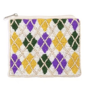 Exclusive Customizable <b>Seed</b> Beads Coin Purse Handcrafted Art Stylish Handmade Beaded Pouch for Small - Product Image 4