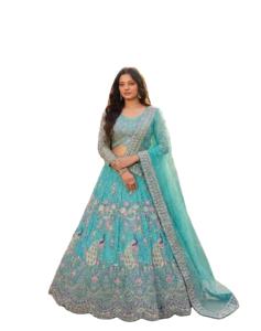 Launching 4 meter flared Coding Sequins Work Lehenga, Exceptional Quality with Can-Can and Canvas Layers, A Perfect Fusion - Product Image 1
