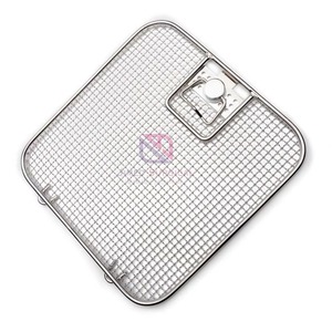 Medical Stainless Steel Wire <b>Mesh</b> <b>Basket</b> Lid OEM Custom Manual Reusable for Sterilization & Surgery Tools - Product Image 1