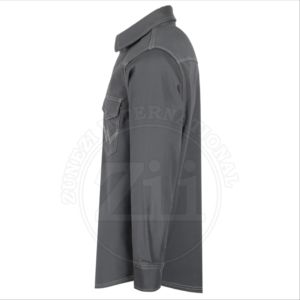 เสื้อกันไฟ CAT 2 FR แบบติดกระดุม ป้องกันไฟลุกลาม กันน้ำ แห้งเร็ว เสื้อเชื่อมโลหะ ทนทาน ใช้ได้ทั้งชายและหญิง ผ้าฝ้าย - Product Image 2