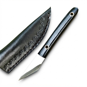 Cuchillo de Cuero Artesanal de Acero al Carbono para Tallado y Rebajado con Mango de Resina Negra, Herramienta para Trabajos en Cuero, Venta al por Mayor, Fabricante y Proveedor - Product Image 1