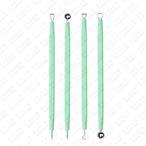 Green Stainless Steel Acne <b>Extractor</b> Tool Professional <b>Blackhead</b> and Whitehead Remover for Facial Skin Care - Product Image 3