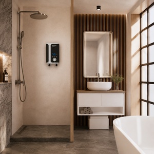 Calentador de Agua Eléctrico Instantáneo Delgado para Baño, Precio de Fábrica Vietnamita, con Pantalla LED de Temperatura Premium - Product Image 4