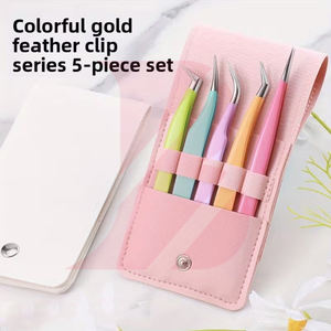 Pince à épiler pour extensions de cils Mega Volume à pointe fine, professionnelle, à 90 degrés et en forme de botte, pour éventails 10D+, testée à la main pour une précision optimale - Product Image 2