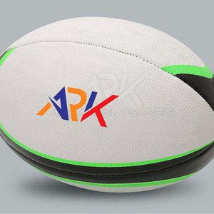 Ballon de rugby de qualité supérieure avec surface antidérapante durable, idéal pour l'entraînement, les pratiques et les matchs en club, utilisation quotidienne. - Product Image 4