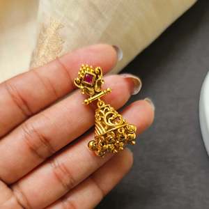 Floral Pearl Stud and Drop Earrings-Classic Bohemian Religious Jewelry for Wedding and Party - Product Image 1