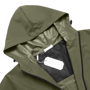 Survêtements de pluie pour hommes, vente en gros, haute qualité, personnalisés, best-sellers, dernier design, coupe-vent, légers, fermeture éclair intégrale - Product Image 3