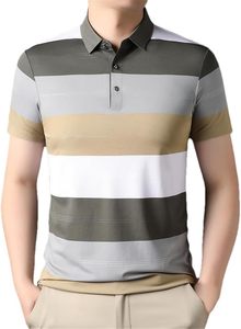 Polo Homme Multi-Tons de Haute Qualité pour le Quotidien, les Voyages et les Déplacements, Technologie Anti-Plis - Product Image 3