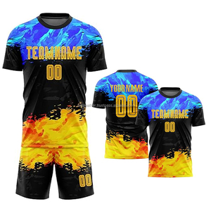 ชุดกีฬาฝึกซ้อมของผู้ชายเสื้อเจอร์ซี่เสื้อฟุตบอลชุดออกกำลังกายเสื้อเจอร์ซีย์คุณภาพสูงโลโก้ตามสั่ง - Product Image 6