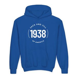 เสื้อฮู้ดดี้เด็กพิมพ์ลายกราฟิก แจ็คแอนด์จิล คลาสสิค 1938 ทรงวงกลม แขนยาว ผ้าฟลีซลำลอง สั่งทำได้ ขายส่งเสื้อผ้าเด็ก - Product Image 1